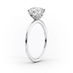Load image into Gallery viewer, 2 CT Round Cut Classic Solitaire Petal Prongs Moissanite Diamond Ring