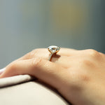 Load image into Gallery viewer, 2 CT Round Cut Pave Moissanite Diamond Ring