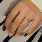 Load image into Gallery viewer, 2 CT Round Cut Classic Solitaire Moissanite Diamond Ring