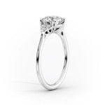 Load image into Gallery viewer, 2 CT Round Cut Moissanite Solitaire Diamond Ring