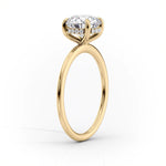 Load image into Gallery viewer, 2 CT Round Cut Moissanite Engagement Diamond Ring With Hidden Halo
