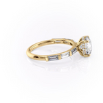Load image into Gallery viewer, White Gold Moissanite Ring