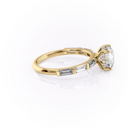 White Gold Moissanite Ring