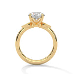 Load image into Gallery viewer, 3.50 CT Round Cut Cluster Moissanite Diamond Engagement Ring