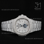 Load image into Gallery viewer, VVS Ice Crushed Moissanite Diamond Watch Perfect Gift For Husbund
