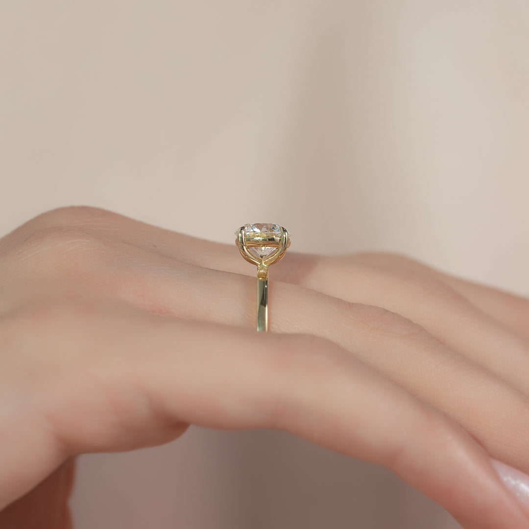 Moissanite Solitaire Ring