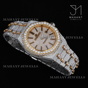 Elegant Moissanite Diamond Iced Out Watch Best for Festival Wear