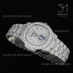 Load image into Gallery viewer, VVS Ice Crushed Moissanite Diamond Watch Perfect Gift For Husbund
