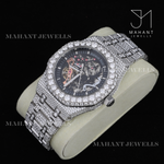 Load image into Gallery viewer, Timeless 41mm Skeleton White Dial Moissanite Watch
