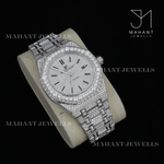 Load image into Gallery viewer, Iced Out VVS Moissanite Diamond Roman Dial Wrist Watch
