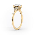 Load image into Gallery viewer, 2.0CT Round Cut Bezel Vintage Moissanite Diamond Engagement Ring