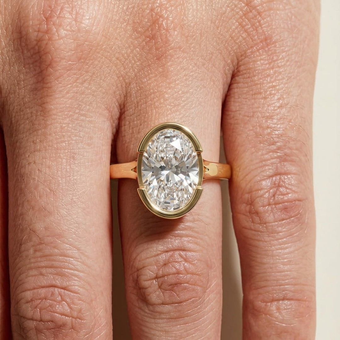 Oval Diamond Ring