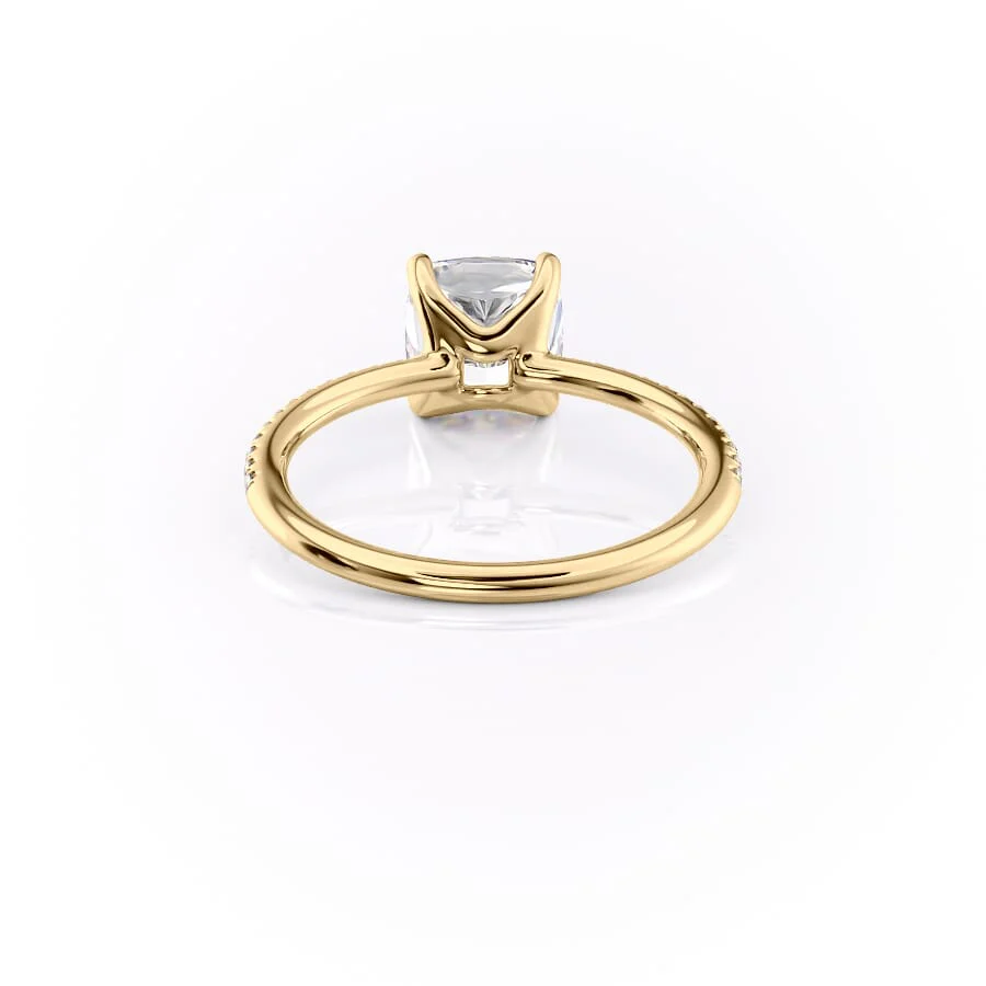 Cushion Cut Pave Ring