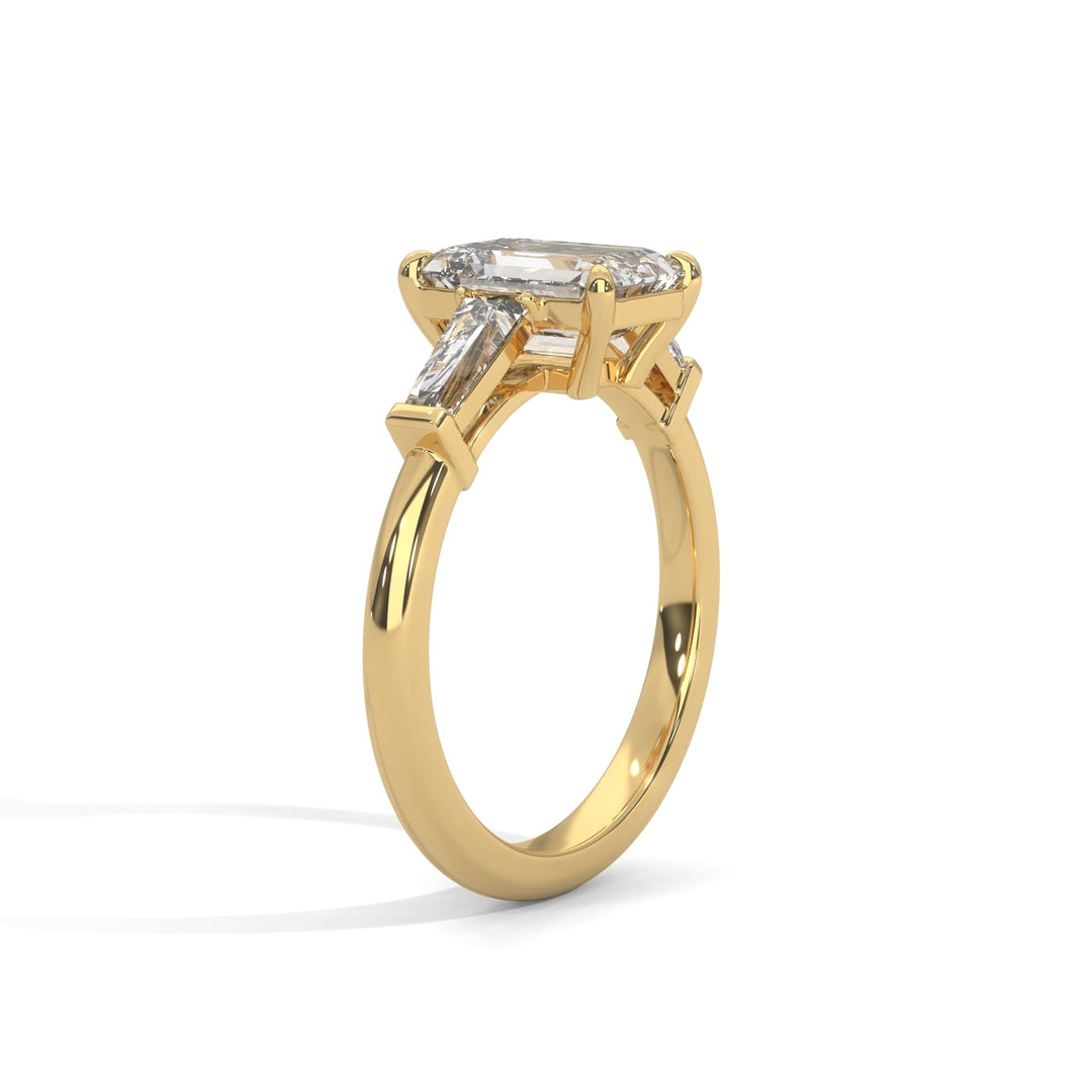 Emerald Cut Bridal Ring