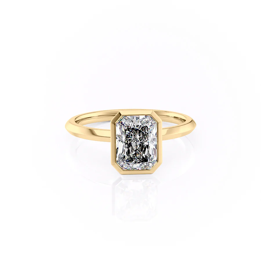 Secure Bezel Set Radiant Ring