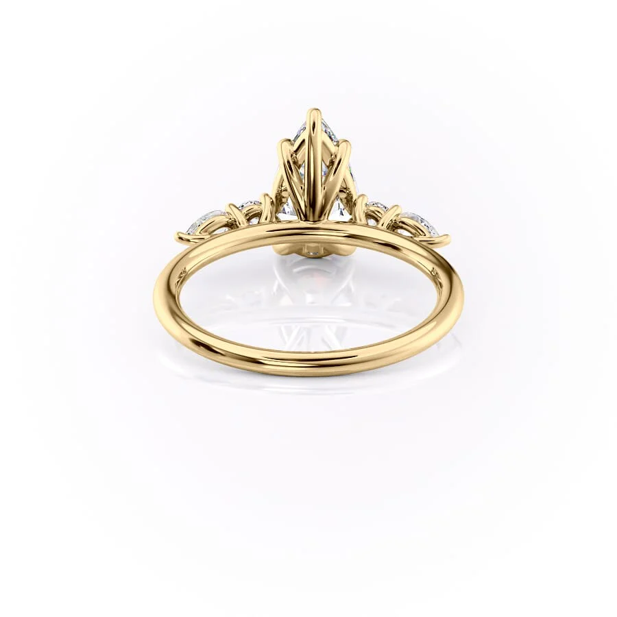 Unique Cluster Engagement Ring