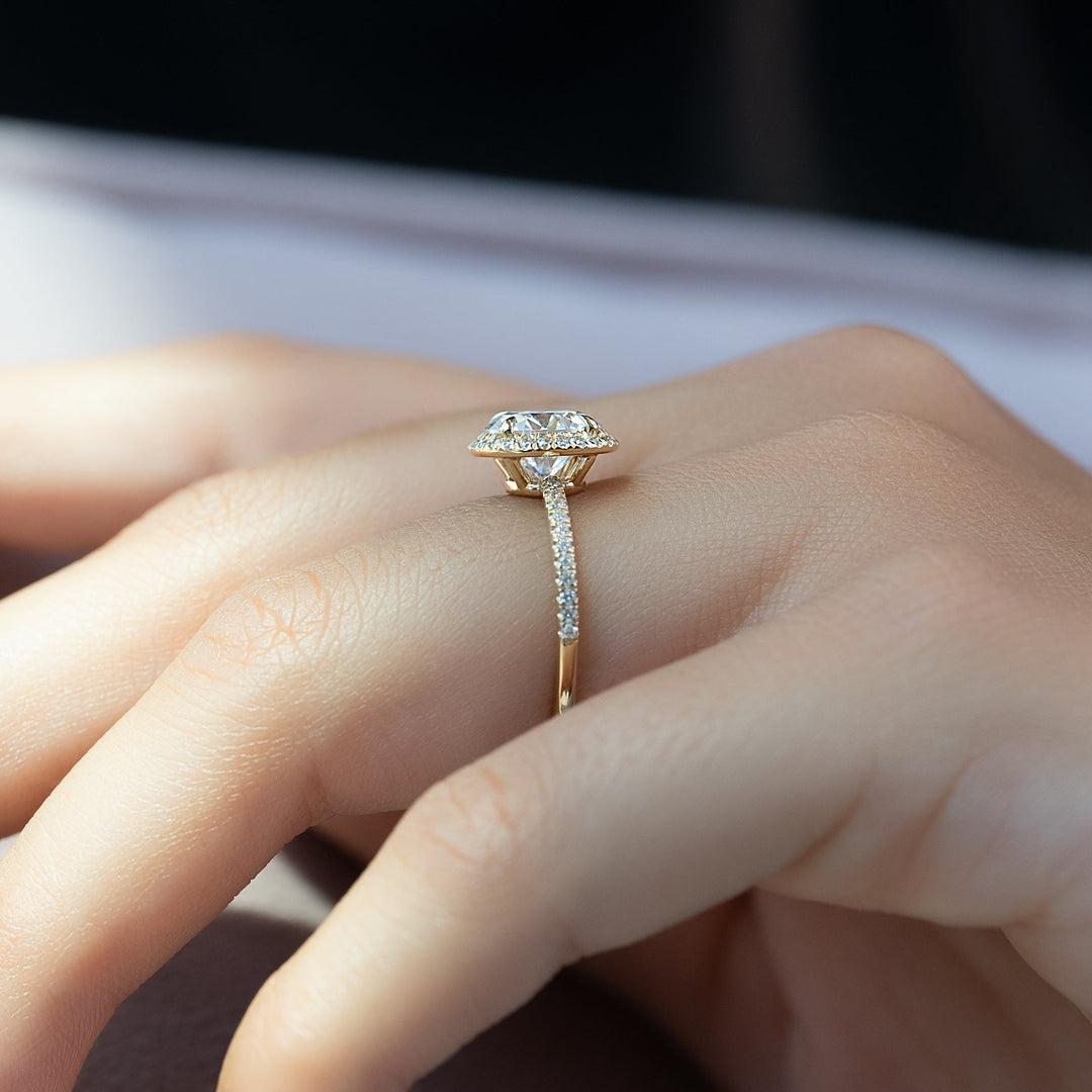 Halo Engagement Ring