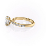 Load image into Gallery viewer, Pave Band Engagement Ring