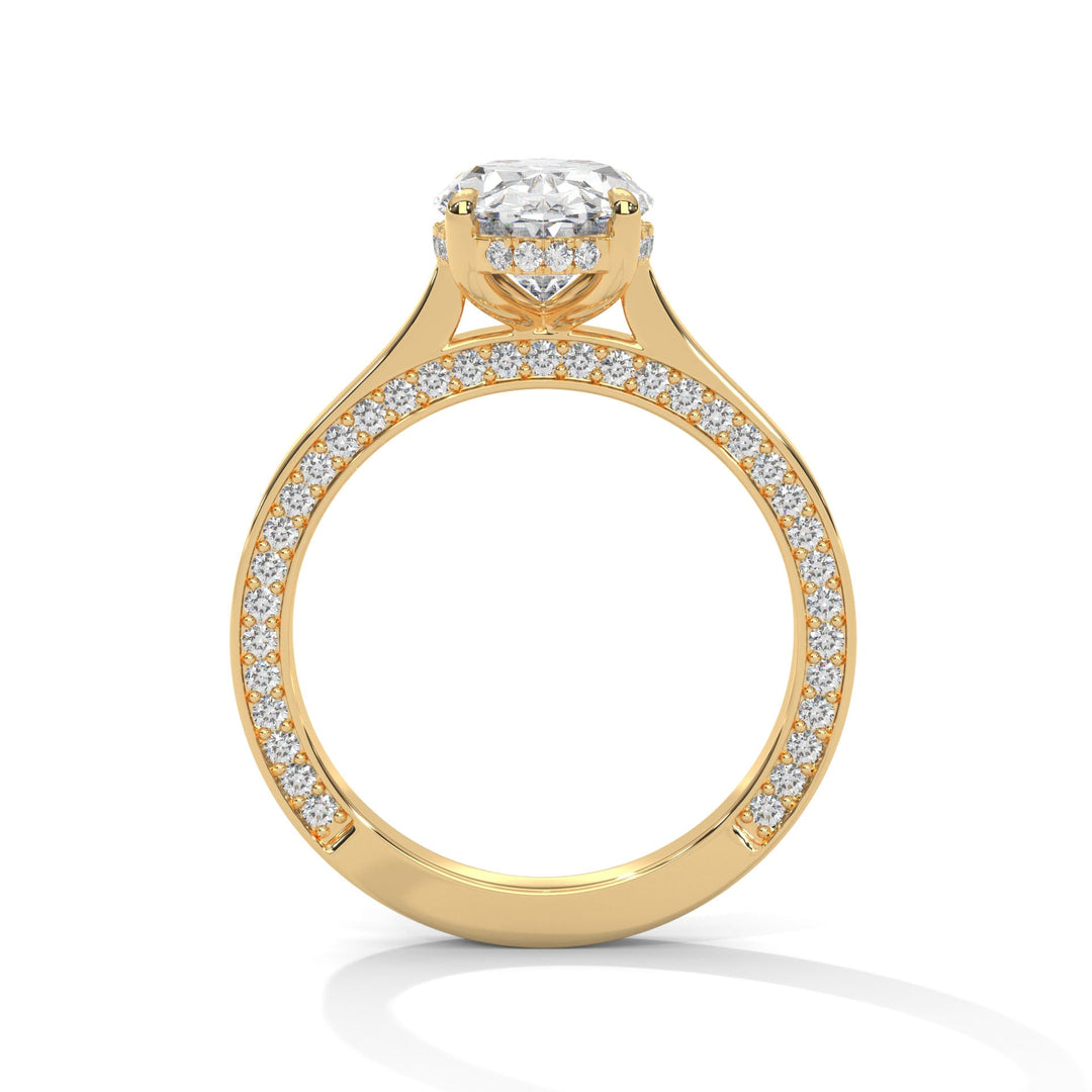 Oval Moissanite Ring
