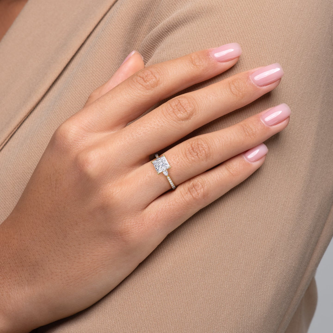 Princess Diamond Engagement Ring