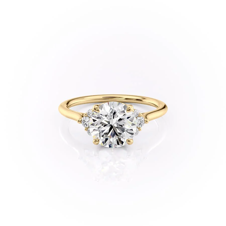2CT Moissanite Engagement Ring