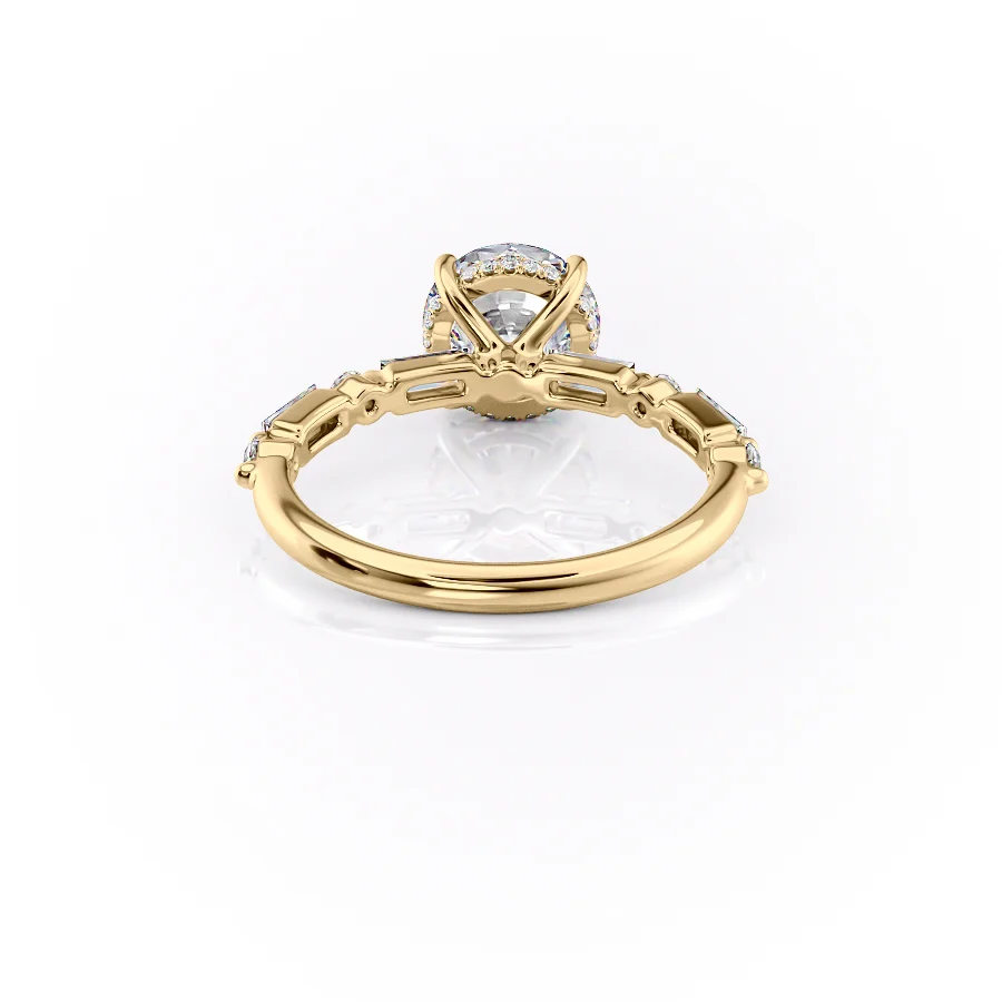 White Gold Moissanite Ring