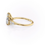 Load image into Gallery viewer, Pear Cut Moissanite Ring