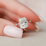 Load image into Gallery viewer, 5.00 CT Elongated Cushion Cut Moissanite Engagement Ring
