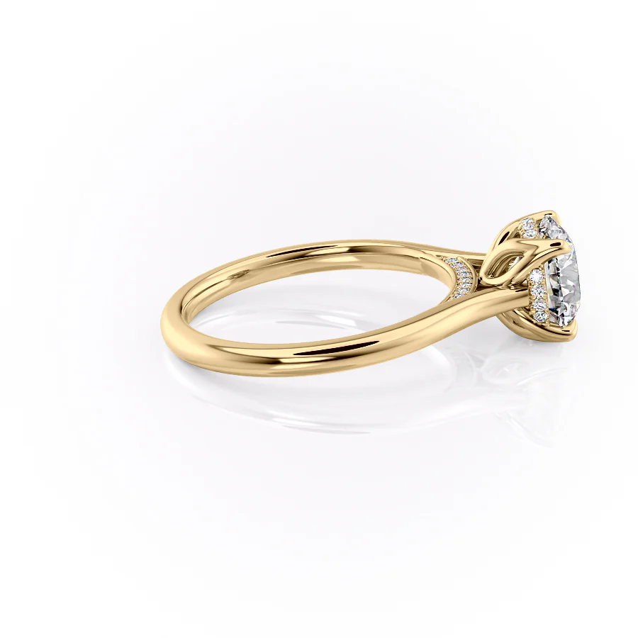 1.50 CT Round Diamond Lab Grown Solitaire Engagement Ring