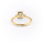 Load image into Gallery viewer, 1.0CT Cushion Diamond Moissanite Three Stone Pave Engagement Ring