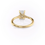 Load image into Gallery viewer, 1.50 CT Emerald Cut Solitaire Moissanite Diamond Engagement Ring