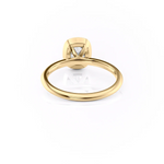 Load image into Gallery viewer, 1.50 CT Cushion Cut Bezel Moissanite Diamond Engagement Ring