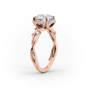 2 CT Marquise Cut Moissanite Spilt Band Engagement Ring