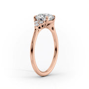 2 CT Marquise Cut Moissanite Unique Cluster Diamond Engagement Ring