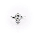 Load image into Gallery viewer, 2 CT Stunning Marquise Moissanite Engagement Ring
