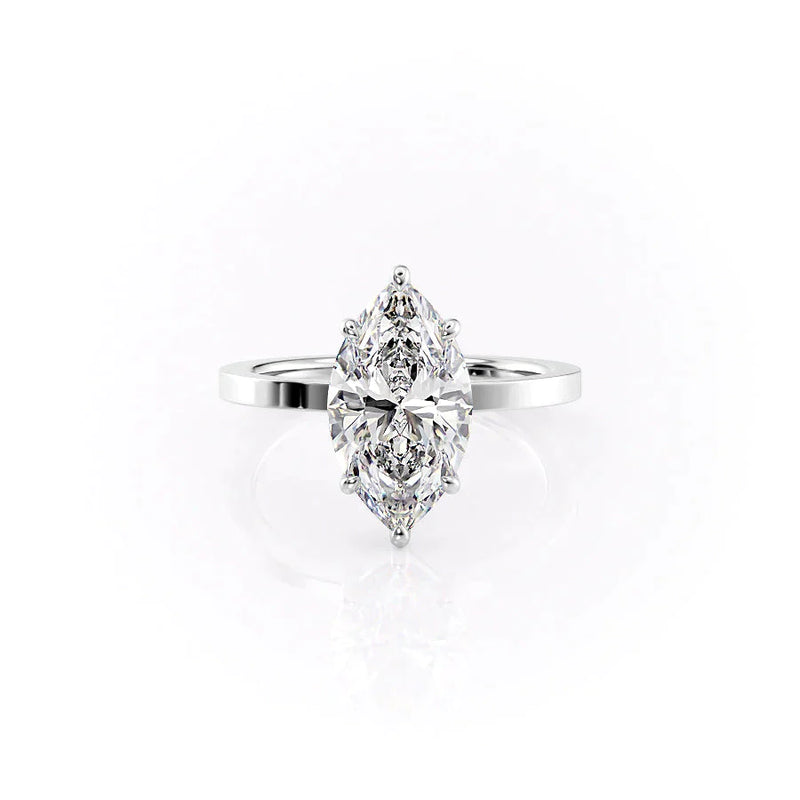 2 CT Stunning Marquise Moissanite Engagement Ring