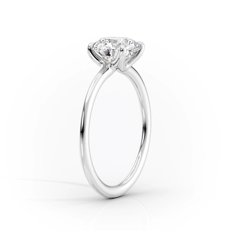 Marquise Cut Moissanite Diamond Classic Solitaire Engagement Ring