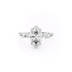 Load image into Gallery viewer, 2.00 CT Marquise Cut Moissanite Engagement Ring For Her
