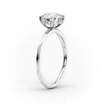 Load image into Gallery viewer, 3 CT Marquise Cut Solitaire Moissanite Engagement Ring
