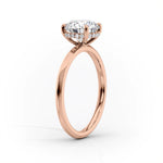 Load image into Gallery viewer, 3 CT Marquise Cut Solitaire Moissanite Engagement Ring
