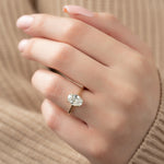 Load image into Gallery viewer, 2.5 CT Oval Cut Moissanite Solitaire Diamond Ring
