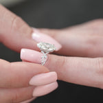 Load and play video in Gallery viewer, 2.00 CT Marquise Cut Moissanite Engagement Ring For Her
