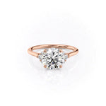 Load image into Gallery viewer, 2.5 CT Round Cut Moissanite Diamond Ring
