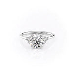 Load image into Gallery viewer, 2.5 CT Round Cut Moissanite Diamond Ring
