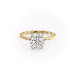 Load image into Gallery viewer, 2 CT Round Cut Classic Solitaire Moissanite Diamond Ring
