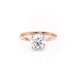 Load image into Gallery viewer, 2.5 CT Round Cut Classic Hidden Halo Moissanite Diamond Wedding Ring
